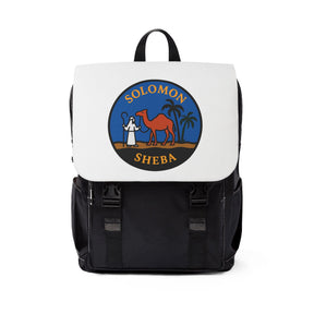 Queen of the South Backpack - White & Blue With Multiple Compartments - Bricks Masons