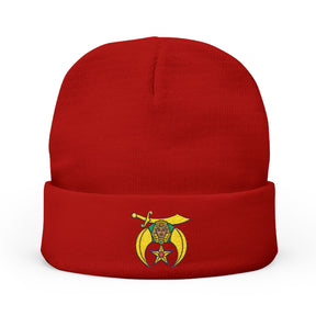 Daughters of Sphinx Beanie - Knit Embroidery Emblem - Bricks Masons