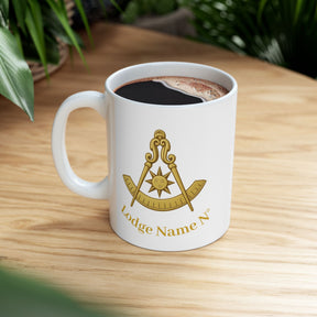 Blue Lodge Mug - (11oz, 15oz) - Bricks Masons