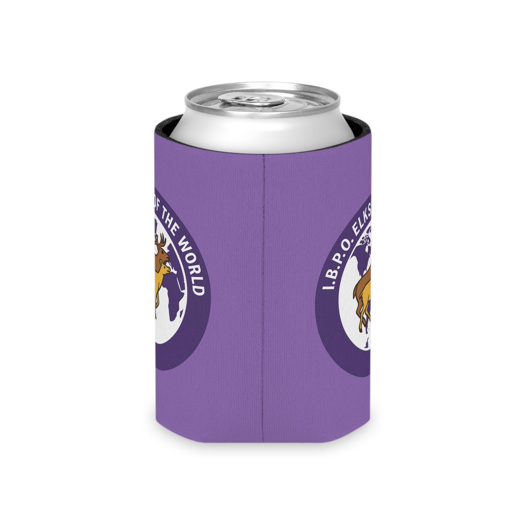 Elks of the World Can Cooler - IBPO Purple - Bricks Masons