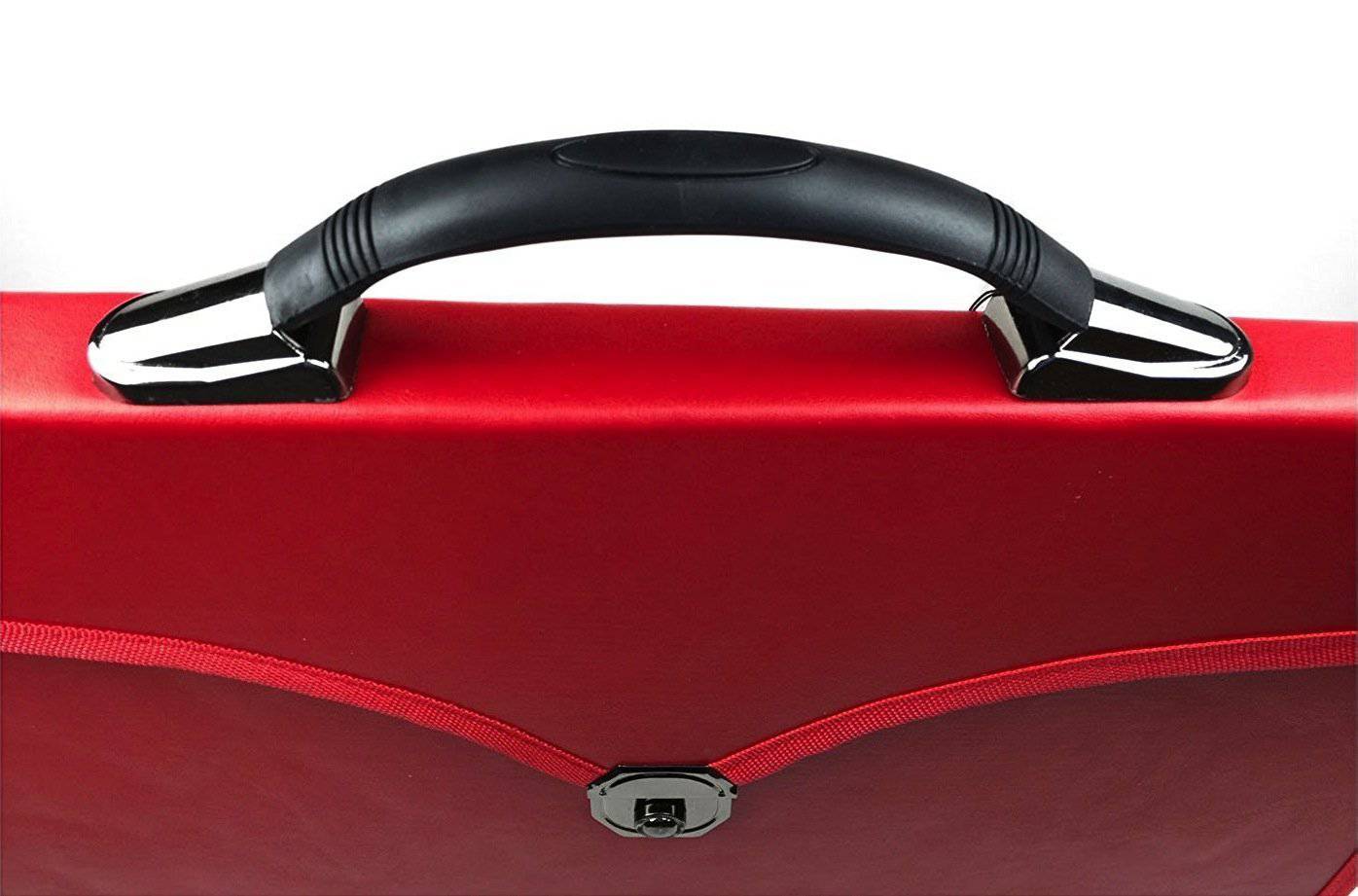 Royal Arch Chapter Apron Case - Red Leather MM, WM, Provincial