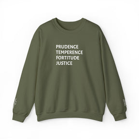 Sweatshirt - The Four Cardinal Virtues - Bricks Masons