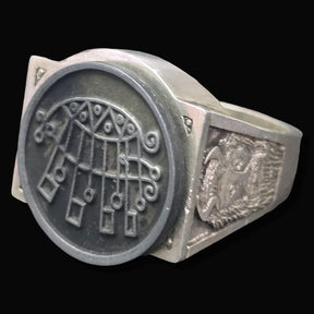 Ancient Israel Ring - Key of Solomon COUNT BIFRONS - Bricks Masons