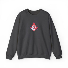Master Mason Blue Lodge Canada Jurisdiction Sweatshirt - S&C with Canada Flag - Bricks Masons