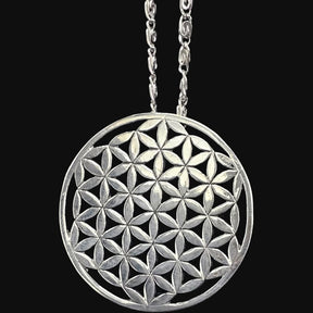 Kabbalah Flower of Life Pendant in Silver 4 cm 13 g Art 189 - Bricks Masons