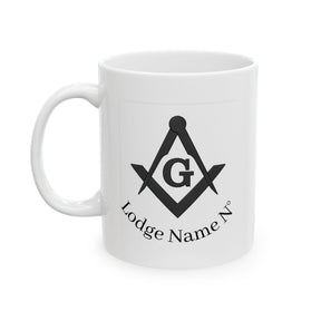 Master Mason Blue Lodge Mug - (11oz, 15oz) - Bricks Masons