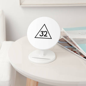 32nd Degree Scottish Rite Wireless Charger - White