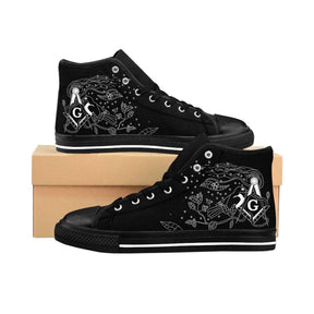 Master Mason Blue Lodge Sneaker - High-Top Black