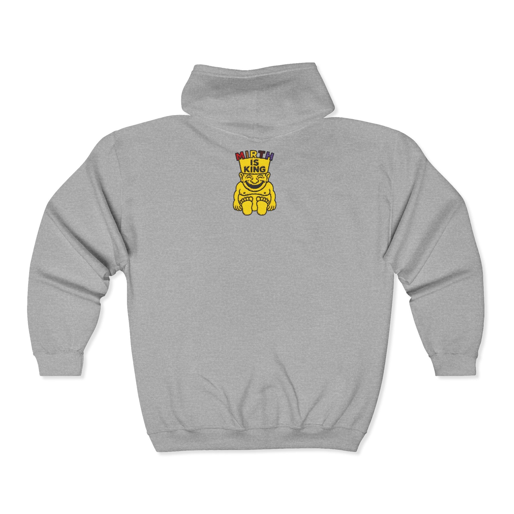 Royal Order of Jesters Hoodie - Zip Up Jacket with Emblem Embroidery - Bricks Masons