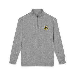 Master Mason Blue Lodge Sweatshirt - Square & Compass G Embroidery - Bricks Masons