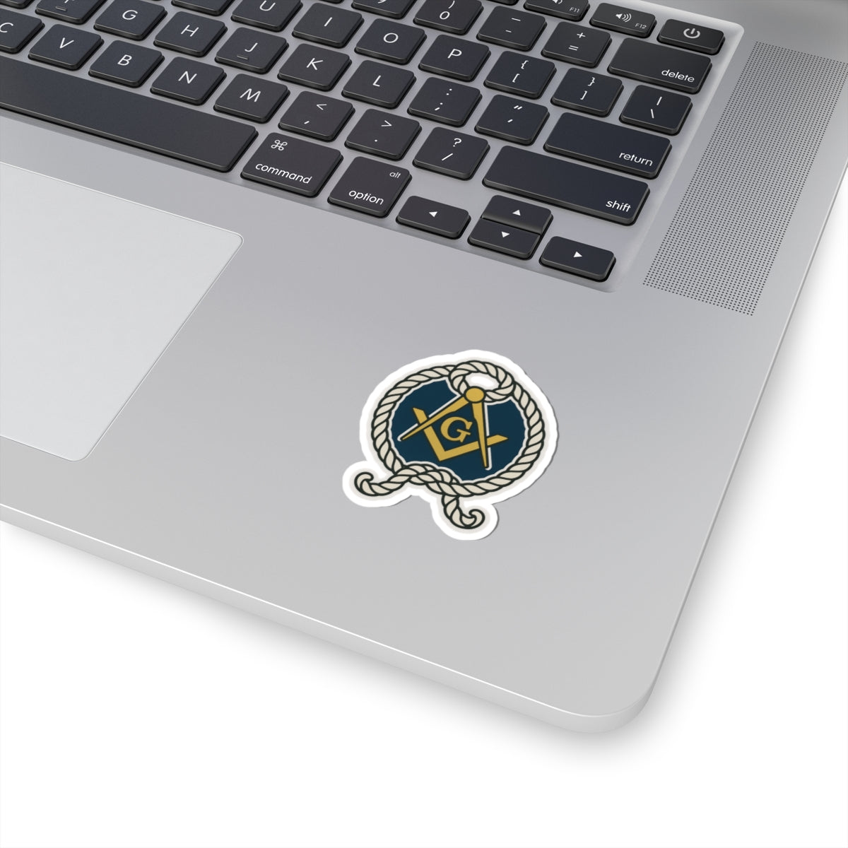 Master Mason Blue Lodge Sticker Decal - Kiss-Cut The Cable Tow S & C - Bricks Masons