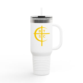 Council of Crusaders Ringneck Tumbler - Red Stainless Steel & Insulated - Bricks Masons