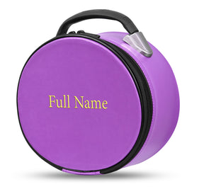 Universal Crown Cap Case - Purple Imitation Leather Customizable - Bricks Masons