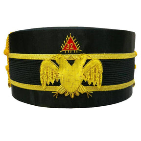 32nd Degree Scottish Rite Crown Cap - Double-Eagle Wings Down