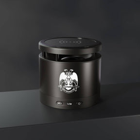 32nd Degree Scottish Rite Speaker - Wings Down Black & White - Bricks Masons