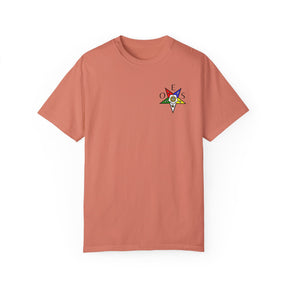 OES T-Shirt - Garment-Dyed Tee OES Star Various Colors - Bricks Masons