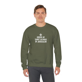 Order of Saint Lazarus Sweatshirt - Crewneck Signature Stitch - Bricks Masons