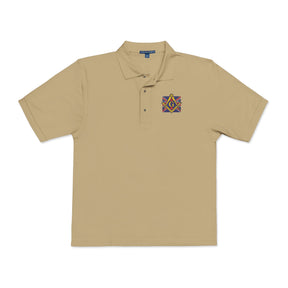 Master Mason Craft Polo Shirt - Embroidered S&C United Kingdom Mason - Bricks Masons