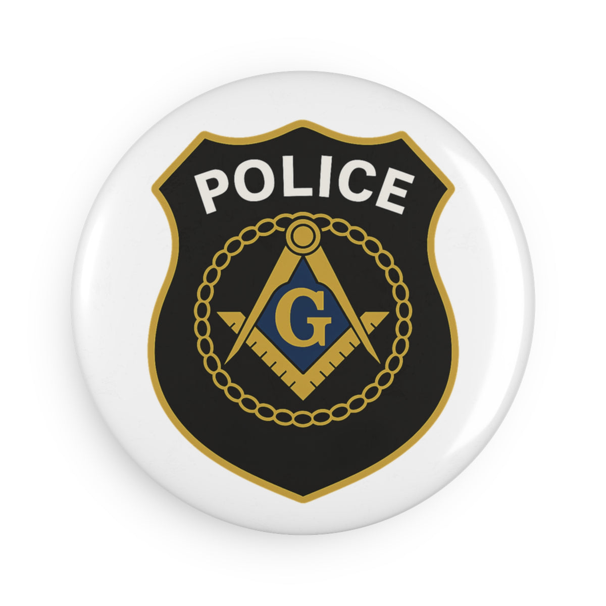 Master Mason Blue Lodge Magnet - Decorative Refrigerator - Bricks Masons