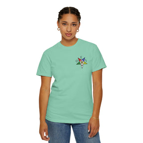 OES T-Shirt - Garment-Dyed Tee OES Star Various Colors - Bricks Masons