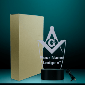 Master Mason Blue Lodge LED Sign - Various Colors