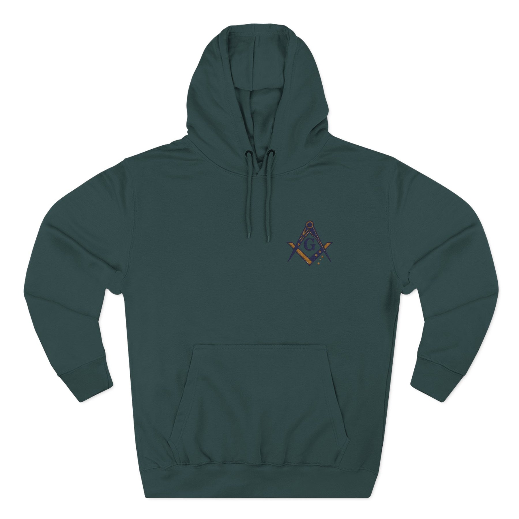 Master Mason Blue Lodge Australia Jurisdiction Hoodie - Stitched Chest Symbol - Bricks Masons