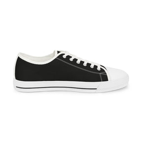 Heroines of Jericho Sneaker - Low Top Sneaker Black & White Colorful Emblem - Bricks Masons