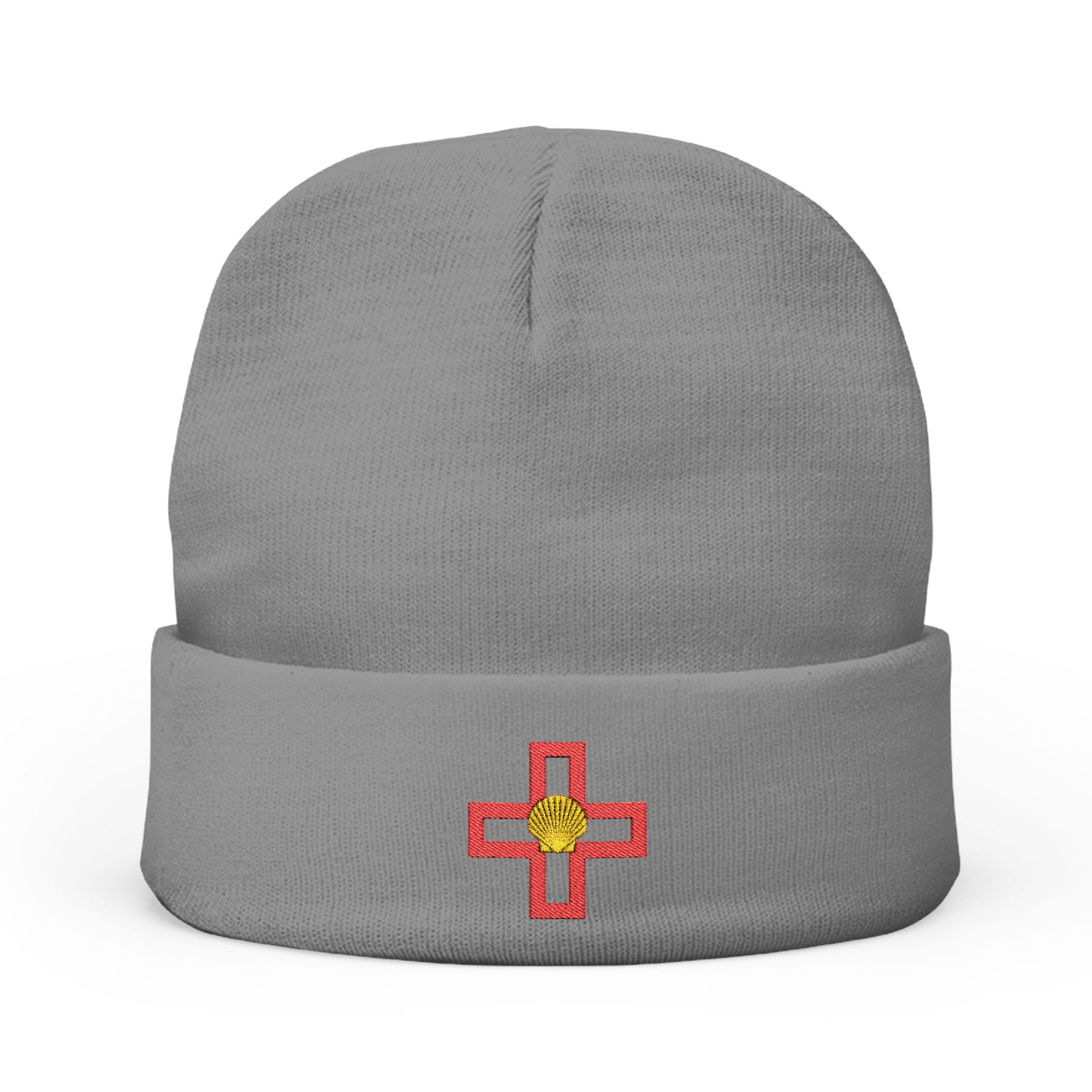 St. Thomas of Acon Beanie - Knit Embroidery Emblem - Bricks Masons
