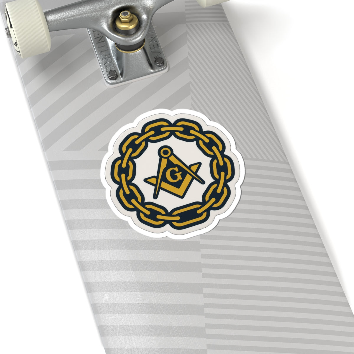 Master Mason Blue Lodge Sticker Decal - Kiss-Cut Colorful - Bricks Masons
