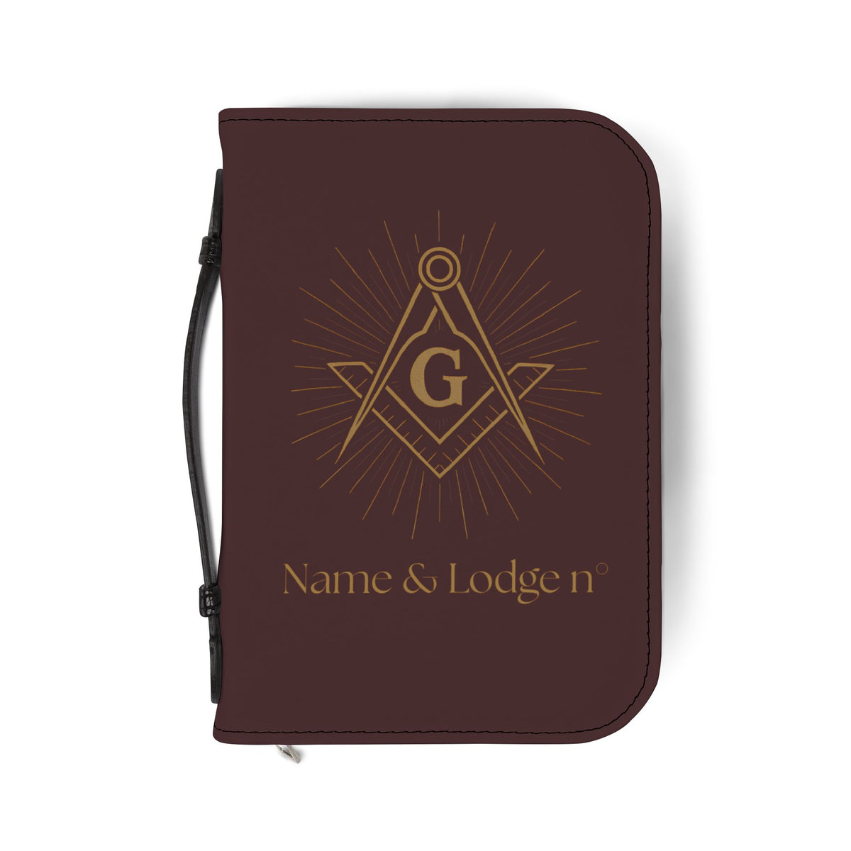 Master Mason Blue Lodge Bible Cover - Customizable Square & Compass G Various Sizes - Bricks Masons