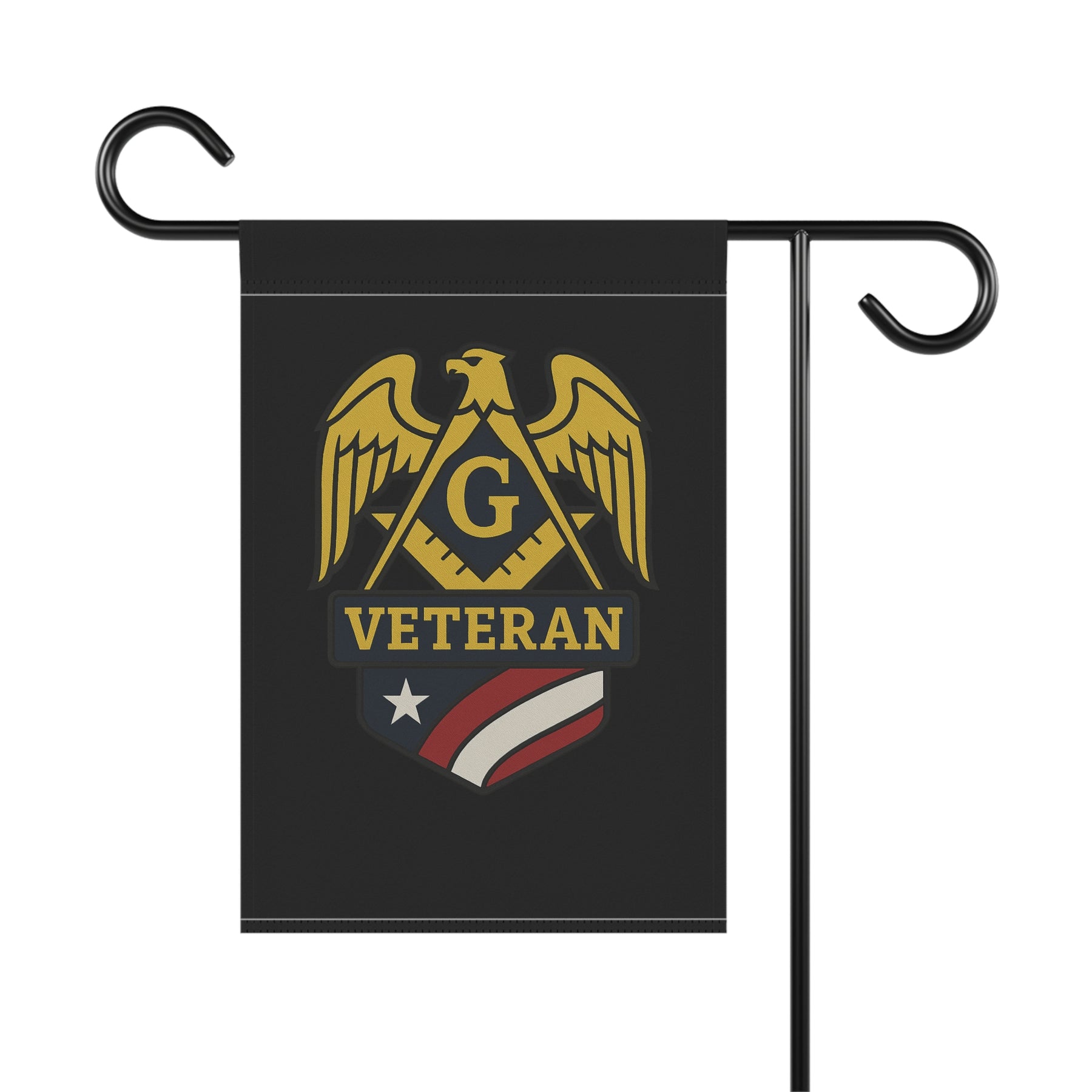 Master Mason Blue Lodge Yard Flag - Veteran Mason Printed Poly Poplin - Bricks Masons