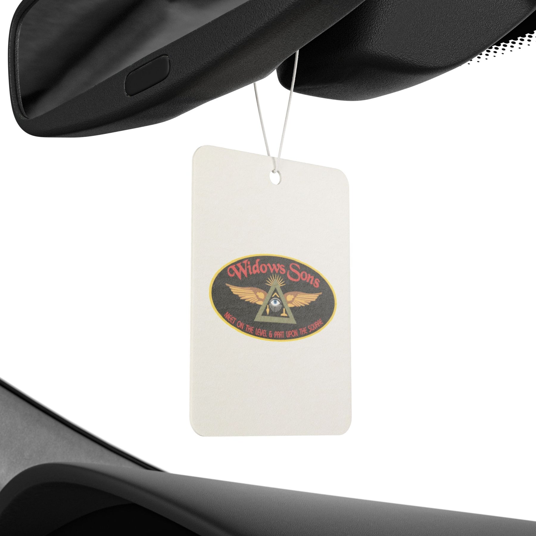 Widows Sons Car Air Freshener - Eye of Providence with Wings - Bricks Masons