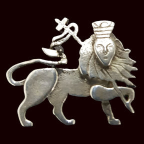 Rastafari Leon Judah Pendant In Silver 4 X 2 Cm 4 Gr Art 499 - Bricks Masons