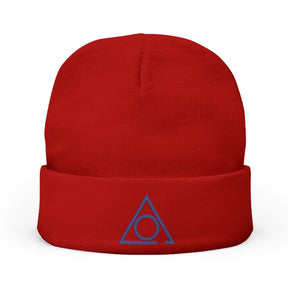 LOCOP Beanie - Knit Embroidery Emblem - Bricks Masons