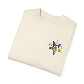 OES T-Shirt - Garment-Dyed Tee OES Star Various Colors - Bricks Masons
