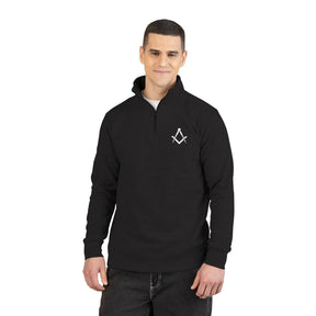 Master Mason Blue Lodge Sweatshirt - Silver Square & Compasses Embroidery - Bricks Masons