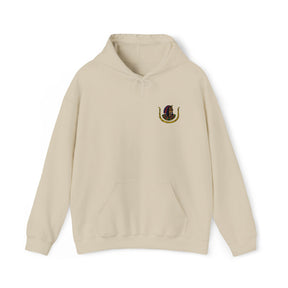 DOI Hoodie - Soft Cotton Poly Blend Front Stitch Detail - Bricks Masons