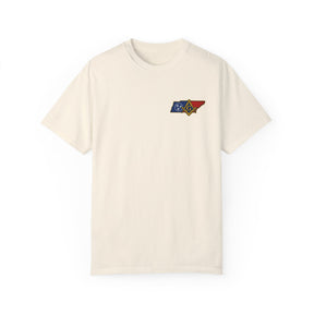 Master Mason Blue Lodge T-Shirt - Garment-Dyed Tennessee Mason - Bricks Masons
