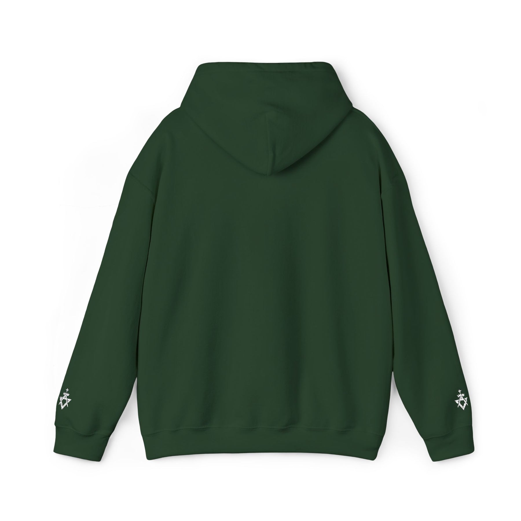 Allied Masonic Degrees Hoodie - Soft Cotton Poly Blend Embroidered Front Motif - Bricks Masons