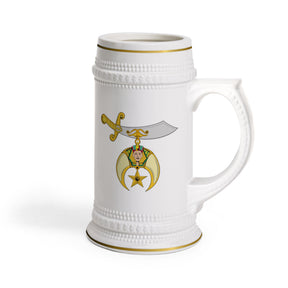 Shriners Mug - Scimitar & Crescent Emblem - Bricks Masons