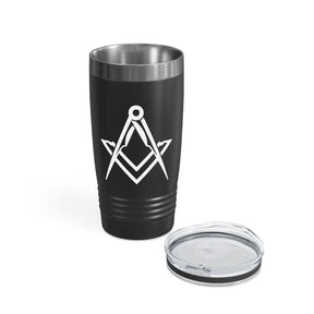 Master Mason Blue Lodge Ringneck Tumbler - Various Colors Square & Compass