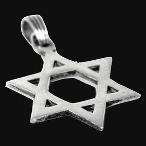Star of David Pendant in Silver 3 cm 7.2 g Art 599 - Bricks Masons