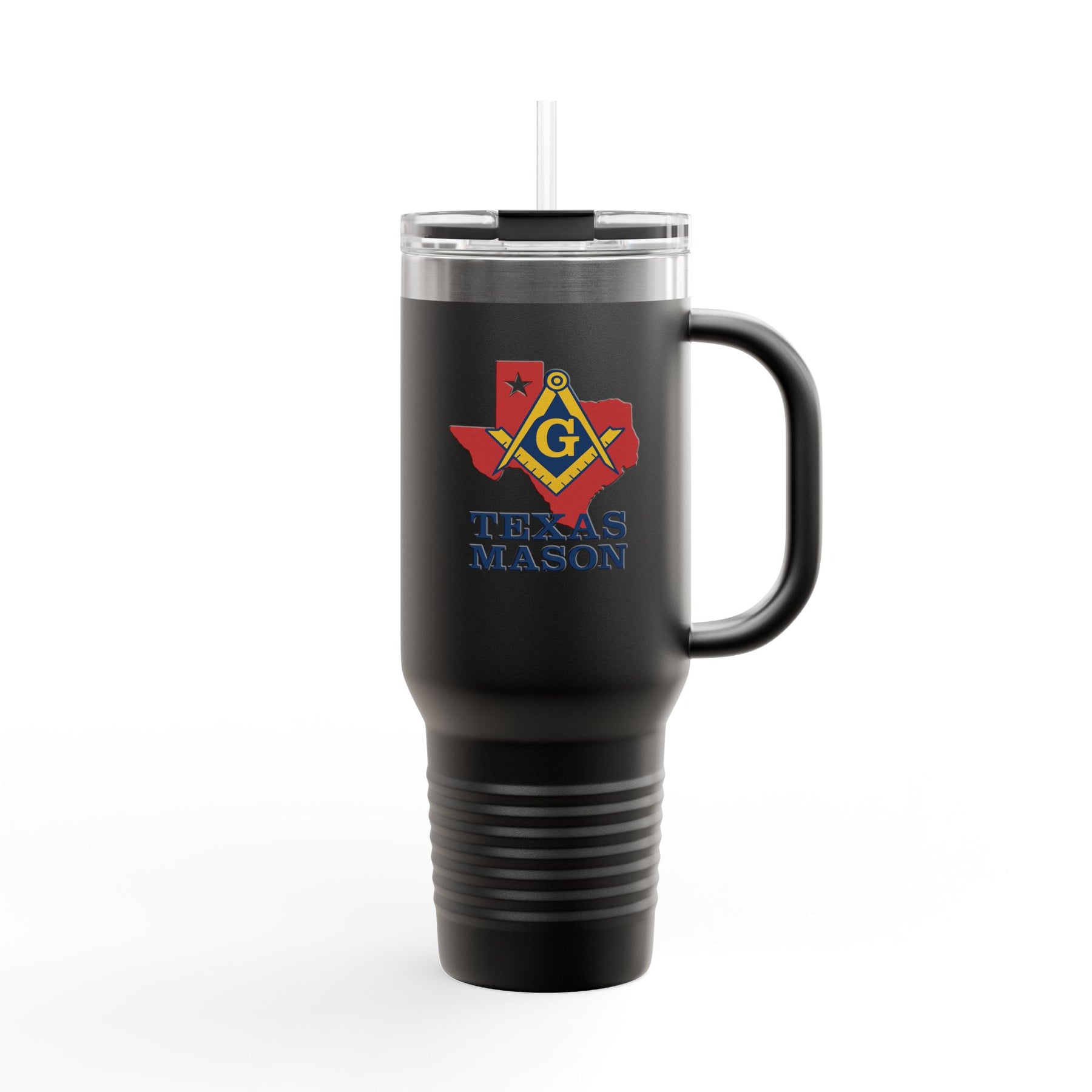 Master Mason Blue Lodge Ringneck Tumbler - Square & Compass G Texas Mason