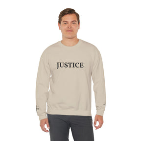 Entered Apprentice Blue Lodge Sweatshirt - Justice Front & Sleeves Embroidery - Bricks Masons
