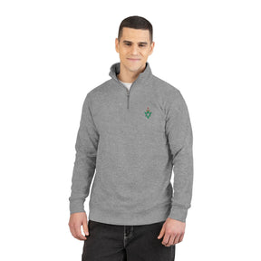 Allied Masonic Degrees Sweatshirt - Green AMD Emblem Embroidery - Bricks Masons
