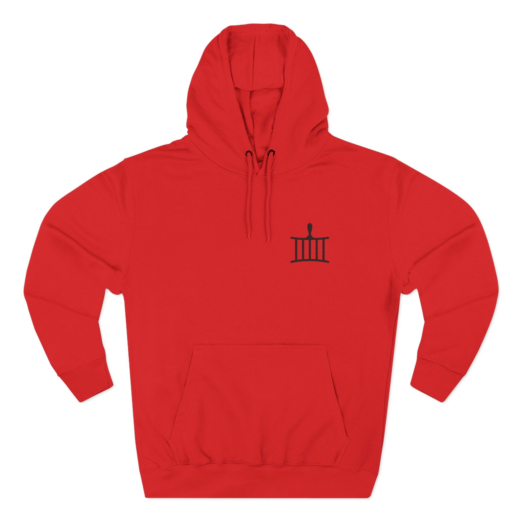St. Lawrence The Martyr Hoodie - Stitched Front Insignia - Bricks Masons