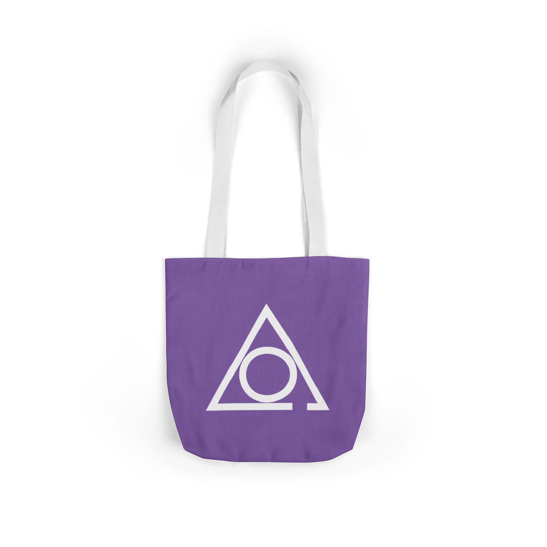 LOCOP Tote Bag - Purple & White Polyester - Bricks Masons