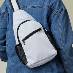 Master Mason Blue Lodge Crossbody Bag - Masonic Explorer Blue Nylon Multiple Pockets - Bricks Masons