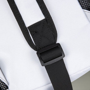 Grand Tiler of Solomon Crossbody Bag - Black & Gold Nylon With Multiple Pockets - Bricks Masons