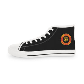 Heroines of Jericho Sneaker - High Top Black & White - Bricks Masons